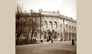 Latvijas Bankas ēka 20. gs. 20. gados