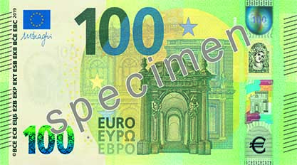 100euro front specimen