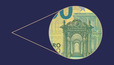 Ilustratīvs attēls banknote tuvplānā