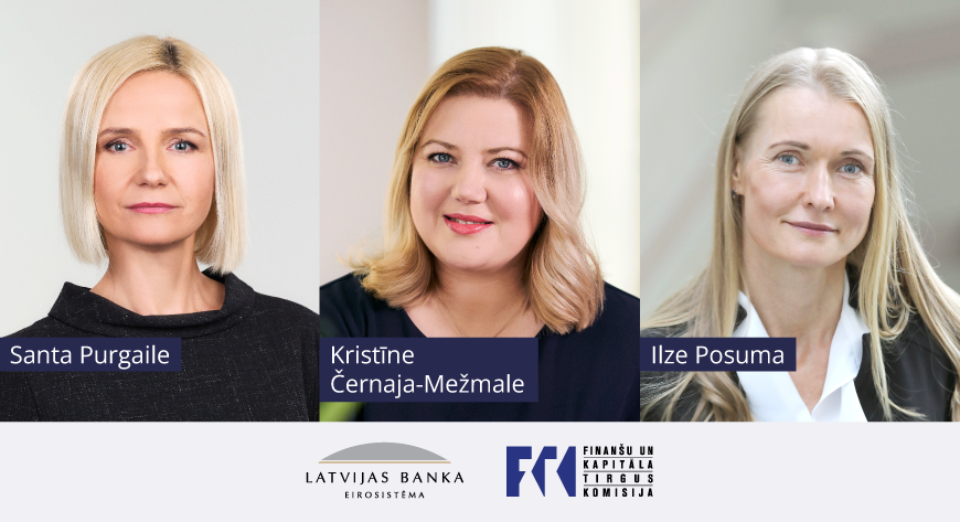 Latvijas Bankas padomes kandidātes 2022 - Santa Purgaile, Kristīne Černaja-Mežmale, Ilze Posuma